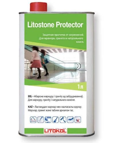 Litokol Litostone Protector Защитная пропитка для мрамора и гранита, 1 л.