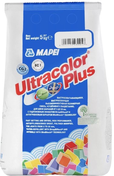 Mapei ULTRACOLOR PLUS  затирка для швов 5 кг.