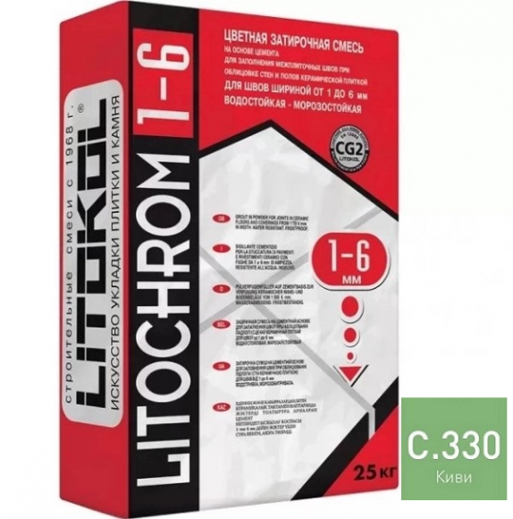 Litokol Litochrom Цементная затирка для плитки 1-6 мм, 25 кг. Litokol Litochrom Цементная затирка для плитки 1-6 мм, 25 кг.