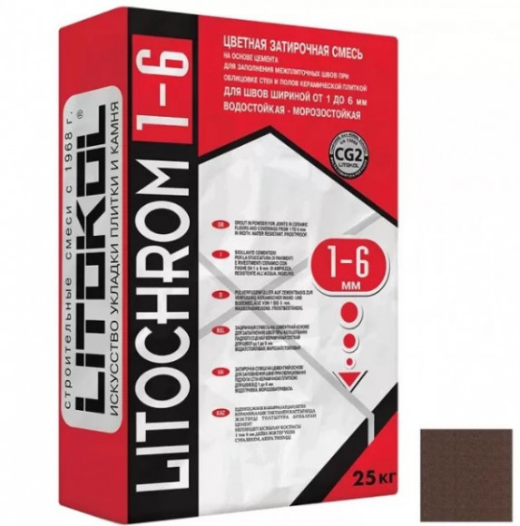 Litokol Litochrom Цементная затирка для плитки 1-6 мм, 25 кг. Litokol Litochrom Цементная затирка для плитки 1-6 мм, 25 кг.