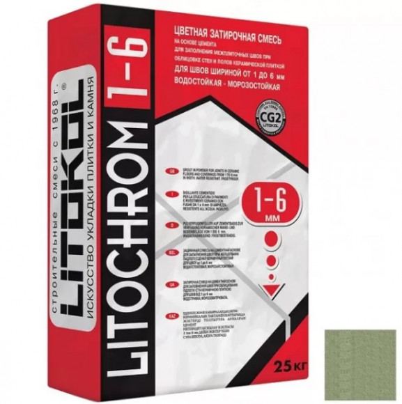 Litokol Litochrom Цементная затирка для плитки 1-6 мм, 25 кг. Litokol Litochrom Цементная затирка для плитки 1-6 мм, 25 кг.