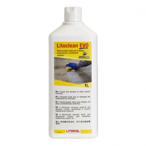 Litokol Litoclean Evo Средство для финишной очистки плитки и керамогранита, 1 л.