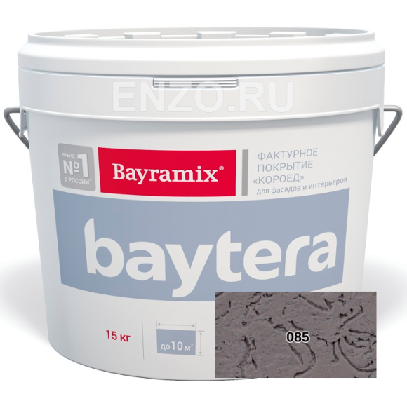 Bayramix Baytera Штукатурка декоративная Короед фракция 3 мм, 15 кг Bayramix Baytera Штукатурка декоративная Короед фракция 3 мм, 15 кг