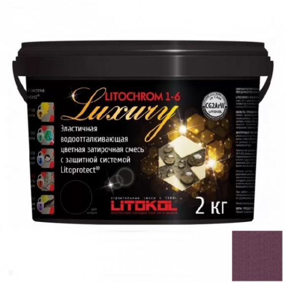 Litokol Litochrom Luxury Цементная затирка для плитки 1-6 мм, 2 кг.
