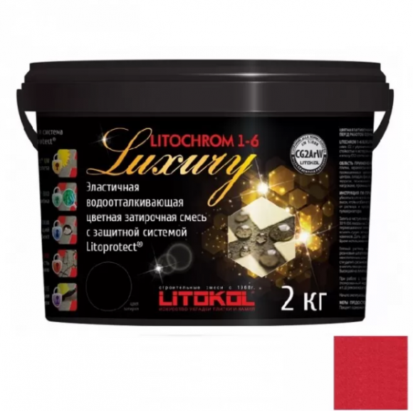 Litokol Litochrom Luxury Цементная затирка для плитки 1-6 мм, 2 кг.