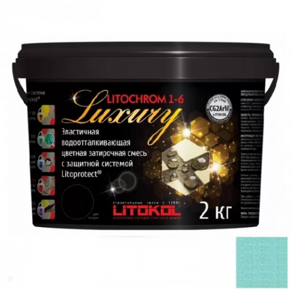 Litokol Litochrom Luxury Цементная затирка для плитки 1-6 мм, 2 кг.