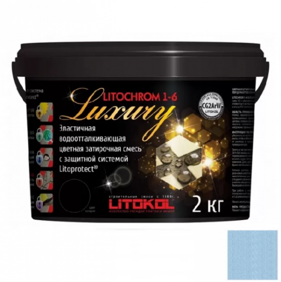Litokol Litochrom Luxury Цементная затирка для плитки 1-6 мм, 2 кг.