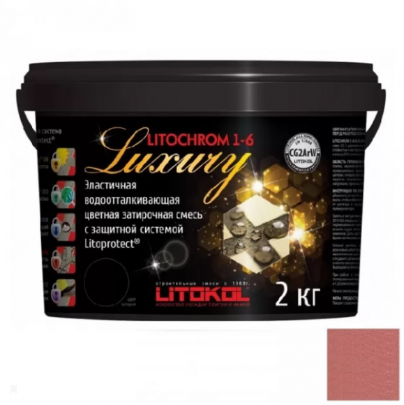 Litokol Litochrom Luxury Цементная затирка для плитки 1-6 мм, 2 кг.