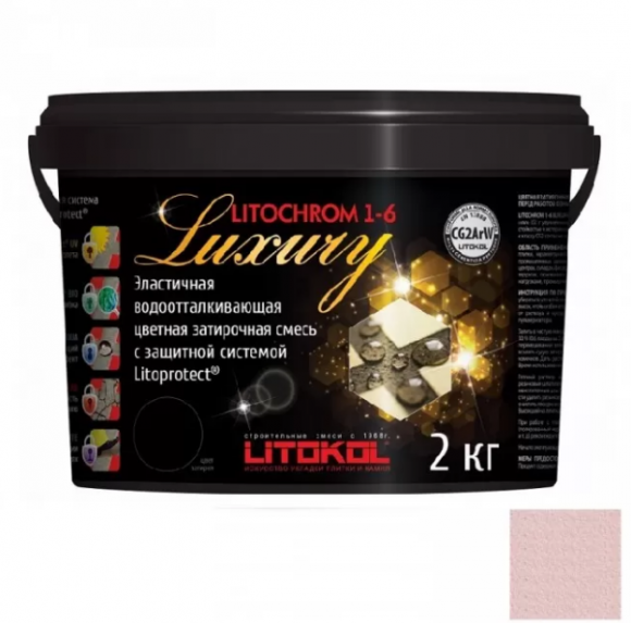 Litokol Litochrom Luxury Цементная затирка для плитки 1-6 мм, 2 кг.