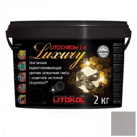 Litokol Litochrom Luxury Цементная затирка для плитки 1-6 мм, 2 кг.