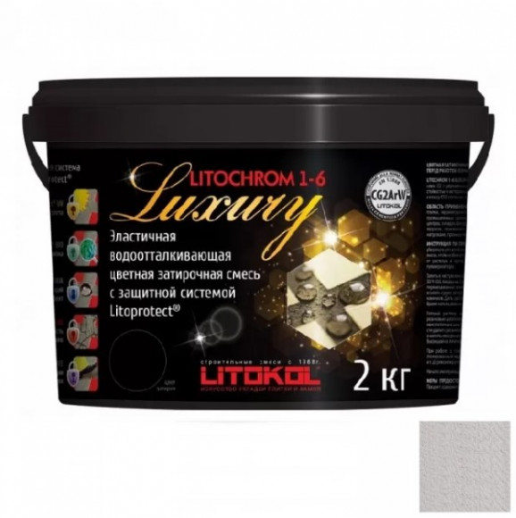 Litokol Litochrom Luxury Цементная затирка для плитки 1-6 мм, 2 кг.