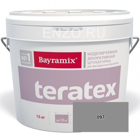Bayramix Teratex Штукатурка декоративная фактурная Крупная шуба, 15 кг.