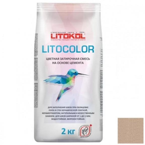 Litokol Litocolor Цементная затирка для плитки 1-5 мм, 2 кг. Litokol Litocolor Цементная затирка для плитки 1-5 мм, 2 кг.