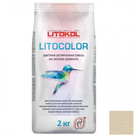 Litokol Litocolor Цементная затирка для плитки 1-5 мм, 2 кг. Litokol Litocolor Цементная затирка для плитки 1-5 мм, 2 кг.