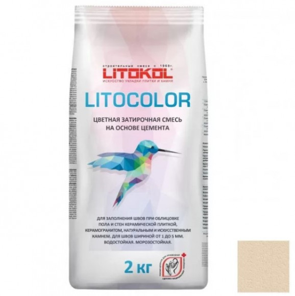 Litokol Litocolor Цементная затирка для плитки 1-5 мм, 2 кг. Litokol Litocolor Цементная затирка для плитки 1-5 мм, 2 кг.