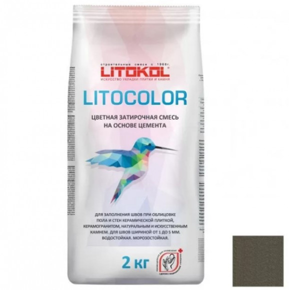 Litokol Litocolor Цементная затирка для плитки 1-5 мм, 2 кг. Litokol Litocolor Цементная затирка для плитки 1-5 мм, 2 кг.