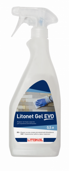 Litokol Litonet Gel Evo Очиститель для плитки, 0,5 л.