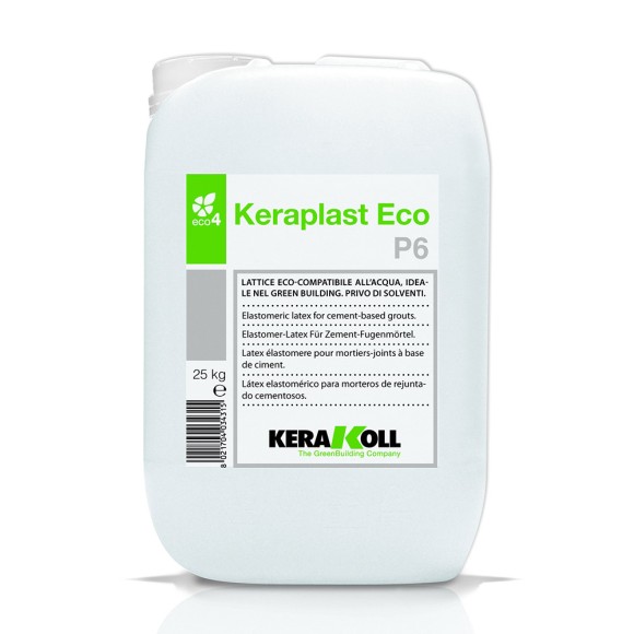 Kerakoll Keraplast Eco P6 Латексная добавка для растворов, 25 кг.