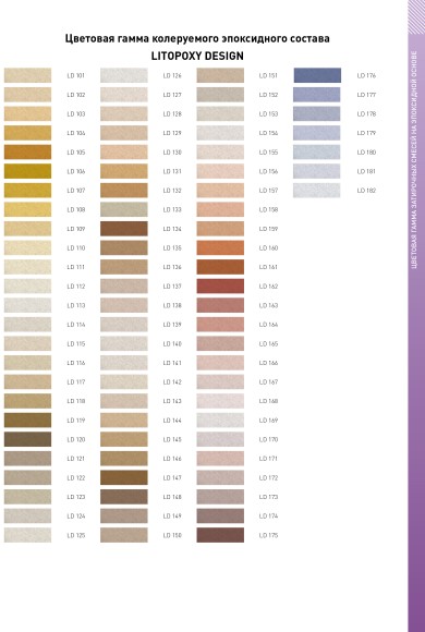 Litokol Litopoxy Design Колеруемая эпоксидная затирка 1-15 мм, 1 кг.