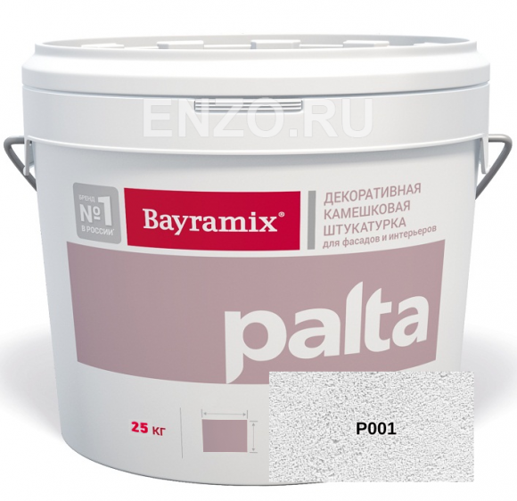 Bayramix Palta Штукатурка декоративная Камешковая, зерно 1,2-1,5 мм, 25 кг.