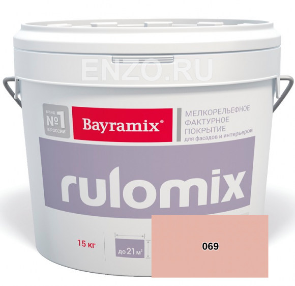 Bayramix Rulomix Штукатурка декоративная фактурная Мелкая шуба, 15 кг. Bayramix Rulomix Штукатурка декоративная фактурная Мелкая шуба, 15 кг.