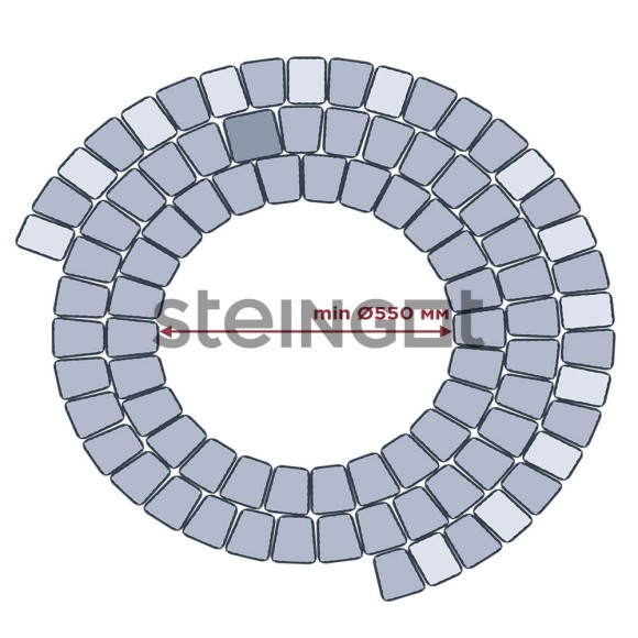 STEINGOT Классика Арко Caramello тротуарная плитка 60 мм. STEINGOT Классика Арко Caramello тротуарная плитка 60 мм.