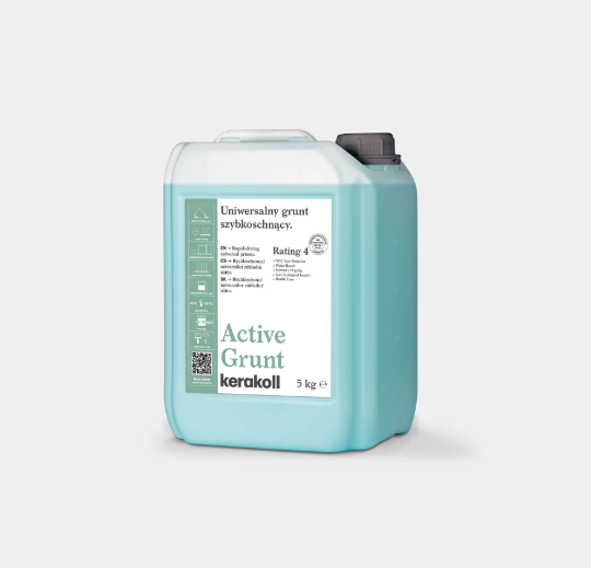 Kerakoll Active Grunt Грунтовка быстросохнущая универсальная, 5 кг.