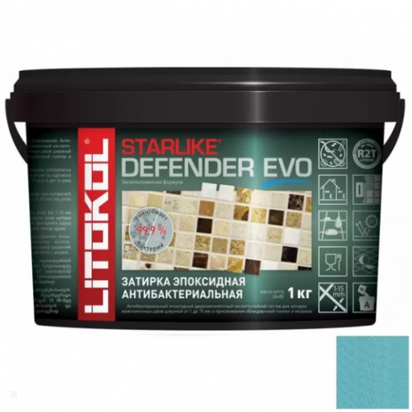 Litokol Starlike Defender Evo Эпоксидная затирка 1-15 мм, 1 кг. Litokol Starlike Defender Evo Эпоксидная затирка 1-15 мм, 1 кг.