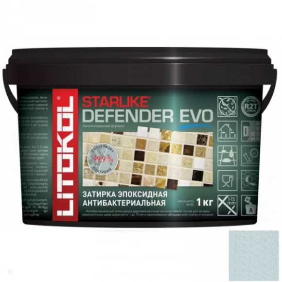 Litokol Starlike Defender Evo Эпоксидная затирка 1-15 мм, 1 кг. Litokol Starlike Defender Evo Эпоксидная затирка 1-15 мм, 1 кг.