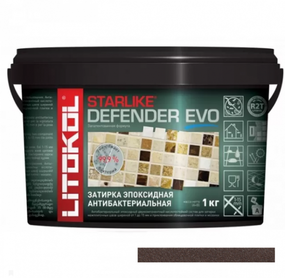 Litokol Starlike Defender Evo Эпоксидная затирка 1-15 мм, 1 кг. Litokol Starlike Defender Evo Эпоксидная затирка 1-15 мм, 1 кг.