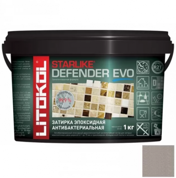 Litokol Starlike Defender Evo Эпоксидная затирка 1-15 мм, 1 кг. Litokol Starlike Defender Evo Эпоксидная затирка 1-15 мм, 1 кг.