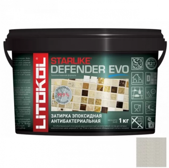 Litokol Starlike Defender Evo Эпоксидная затирка 1-15 мм, 1 кг. Litokol Starlike Defender Evo Эпоксидная затирка 1-15 мм, 1 кг.