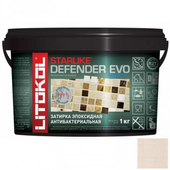 Litokol Starlike Defender Evo Эпоксидная затирка 1-15 мм, 1 кг. Litokol Starlike Defender Evo Эпоксидная затирка 1-15 мм, 1 кг.