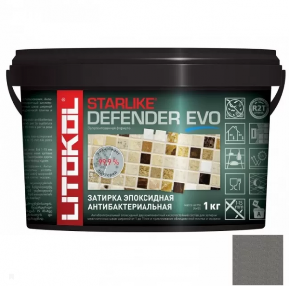 Litokol Starlike Defender Evo Эпоксидная затирка 1-15 мм, 1 кг. Litokol Starlike Defender Evo Эпоксидная затирка 1-15 мм, 1 кг.