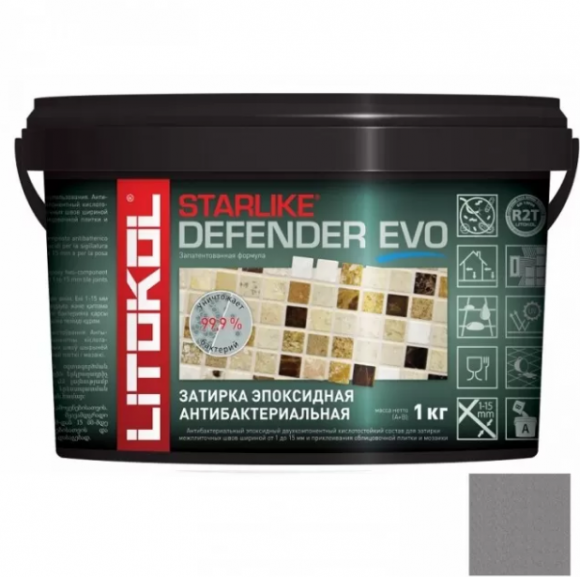 Litokol Starlike Defender Evo Эпоксидная затирка 1-15 мм, 1 кг. Litokol Starlike Defender Evo Эпоксидная затирка 1-15 мм, 1 кг.