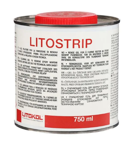 Litokol Litostrip Гель очищающий для плитки, 0,75 л.