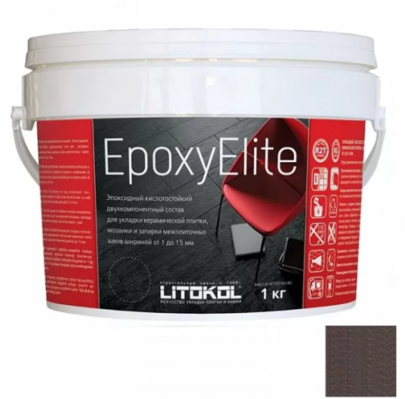 Litokol EpoxyElite Эпоксидная затирка и клей для плитки, 1 кг. Litokol EpoxyElite Эпоксидная затирка и клей для плитки, 1 кг.