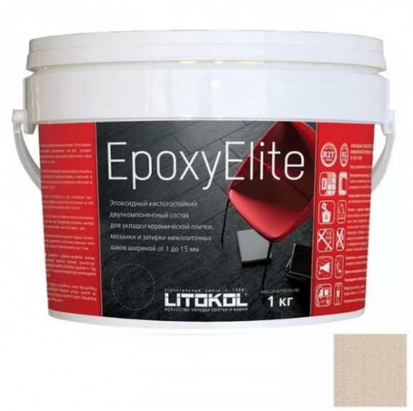 Litokol EpoxyElite Эпоксидная затирка и клей для плитки, 1 кг. Litokol EpoxyElite Эпоксидная затирка и клей для плитки, 1 кг.