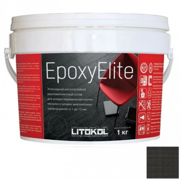 Litokol EpoxyElite Эпоксидная затирка и клей для плитки, 1 кг. Litokol EpoxyElite Эпоксидная затирка и клей для плитки, 1 кг.