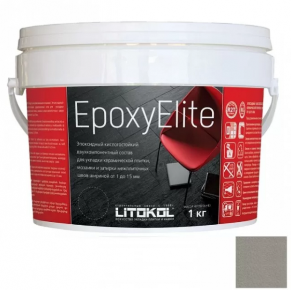 Litokol EpoxyElite Эпоксидная затирка и клей для плитки, 1 кг. Litokol EpoxyElite Эпоксидная затирка и клей для плитки, 1 кг.