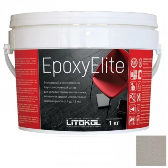 Litokol EpoxyElite Эпоксидная затирка и клей для плитки, 1 кг. Litokol EpoxyElite Эпоксидная затирка и клей для плитки, 1 кг.
