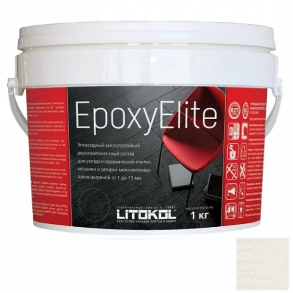 Litokol EpoxyElite Эпоксидная затирка и клей для плитки, 1 кг. Litokol EpoxyElite Эпоксидная затирка и клей для плитки, 1 кг.
