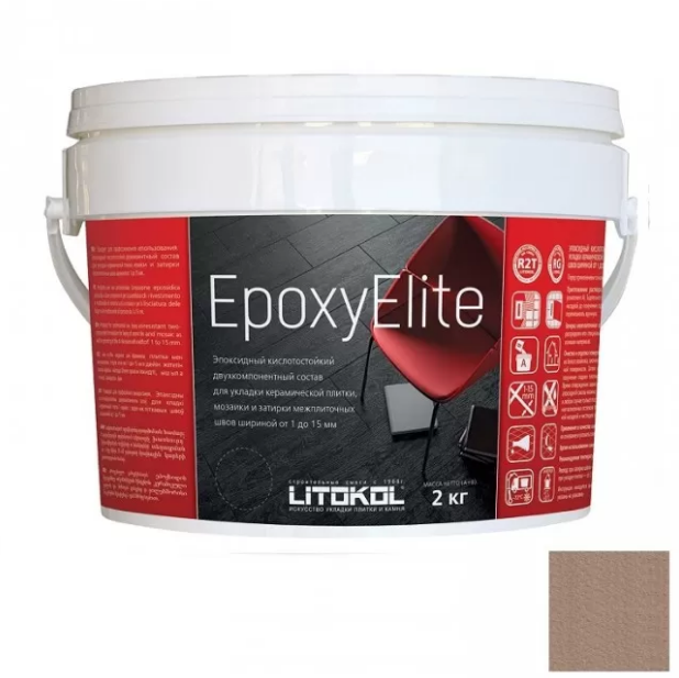  EpoxyElite Эпоксидная затирка и клей для плитки, 2 к  .