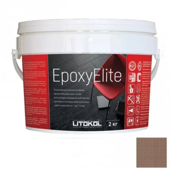 Litokol EpoxyElite Эпоксидная затирка и клей для плитки, 2 кг. Litokol EpoxyElite Эпоксидная затирка и клей для плитки, 2 кг.