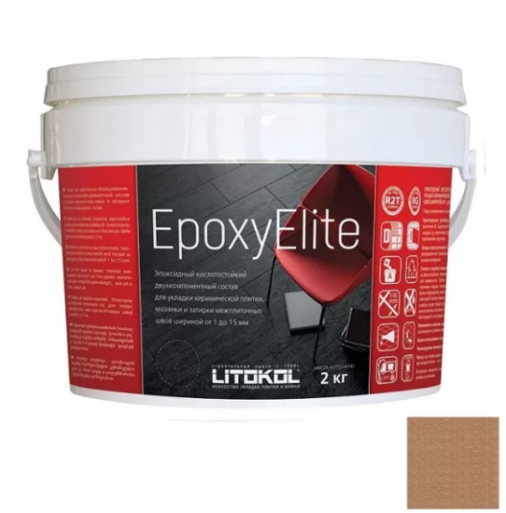 Litokol EpoxyElite Эпоксидная затирка и клей для плитки, 2 кг. Litokol EpoxyElite Эпоксидная затирка и клей для плитки, 2 кг.