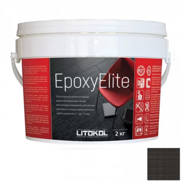 Litokol EpoxyElite Эпоксидная затирка и клей для плитки, 2 кг. Litokol EpoxyElite Эпоксидная затирка и клей для плитки, 2 кг.