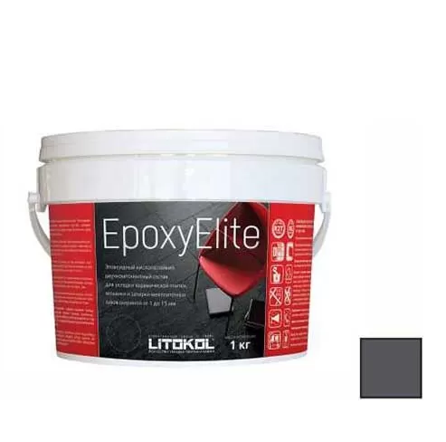 Litokol EpoxyElite Эпоксидная затирка и клей для плитки, 2 кг. Litokol EpoxyElite Эпоксидная затирка и клей для плитки, 2 кг.