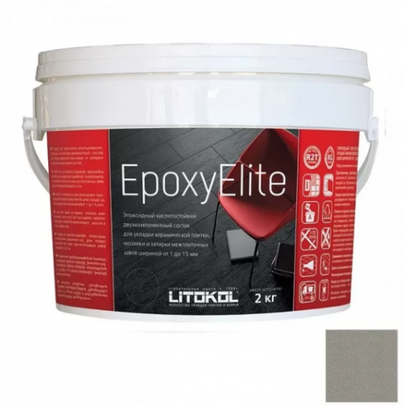 Litokol EpoxyElite Эпоксидная затирка и клей для плитки, 2 кг. Litokol EpoxyElite Эпоксидная затирка и клей для плитки, 2 кг.