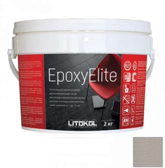Litokol EpoxyElite Эпоксидная затирка и клей для плитки, 2 кг. Litokol EpoxyElite Эпоксидная затирка и клей для плитки, 2 кг.