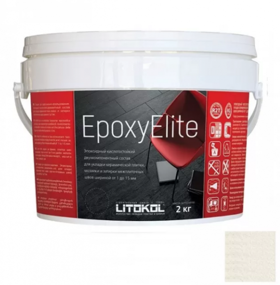 Litokol EpoxyElite Эпоксидная затирка и клей для плитки, 2 кг. Litokol EpoxyElite Эпоксидная затирка и клей для плитки, 2 кг.